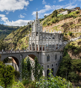Colombian landmark Los Lajas Sanctuary 