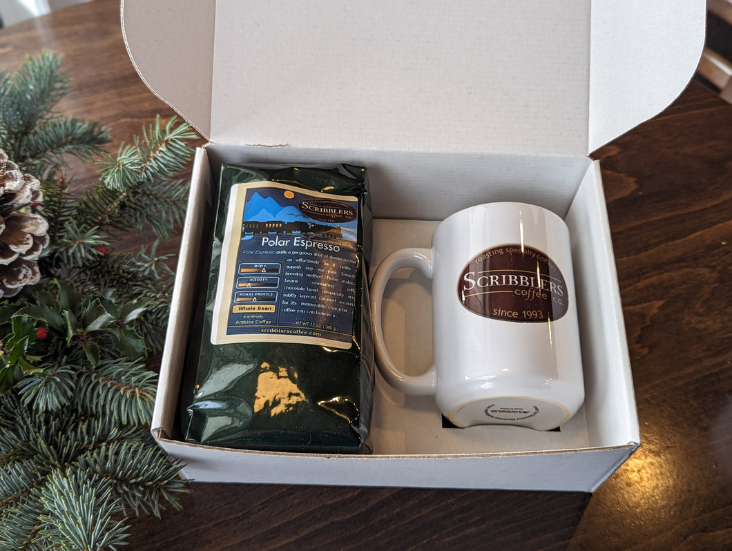 Scribblers Coffee Gift Box Single with Mug